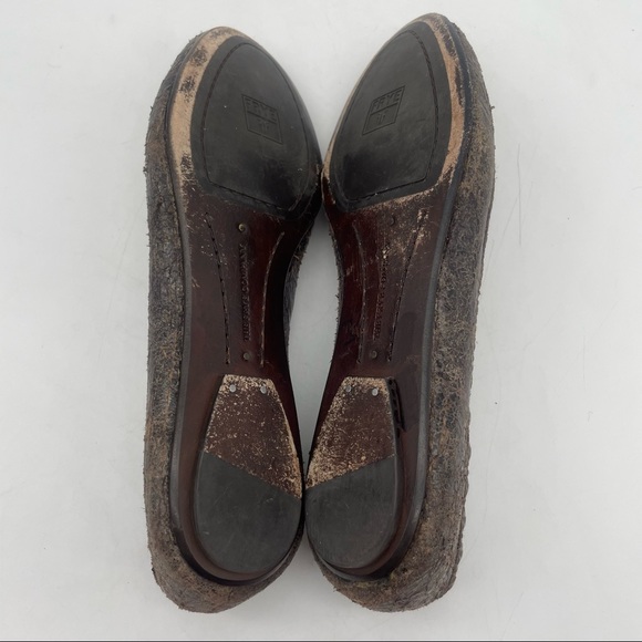 Frye Emma Hammered Stud Flats Sz 8.5 - Picture 13 of 13